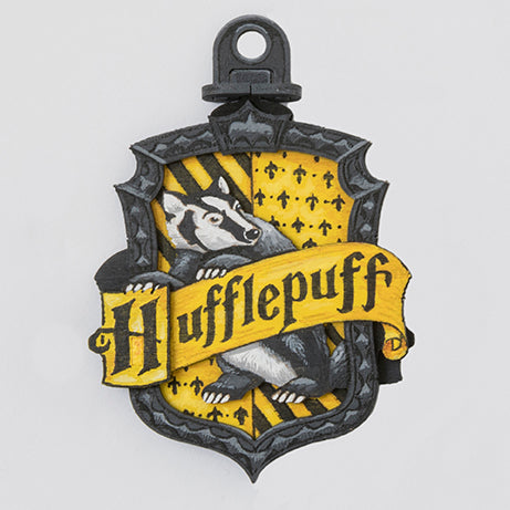 IncrediBuilds Emblematics: Harry Potter Hufflepuff House DIY Wooden Model Kit - Perfect for Fans, Collectors & Home Decor