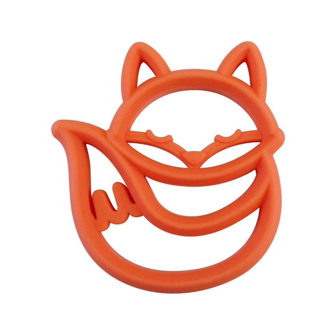 Chew Crew Silicone Baby Teether - BPA Free Soothing Teething Toys for Infants & Toddlers - Perfect for Home, Travel & Daycare Use