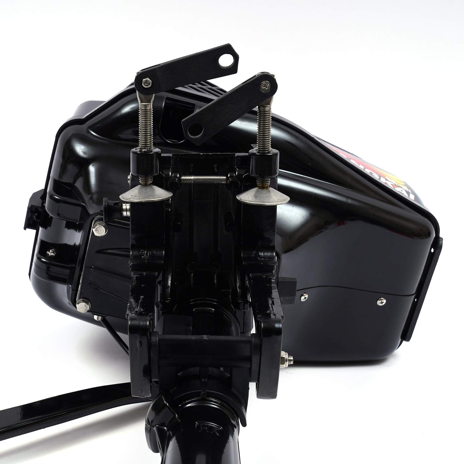 LOYALHEARTDY 3.6HP 55cc 2-Stroke Outboard Motor Boat Engine - Heavy Duty Water Cooling System - Perfect for Kayak, Fishing Boat & Small Watercraft - Ideal for Fishing, Recreational Boating & Marine Adventures
