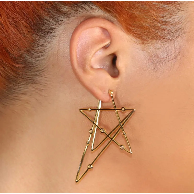 Sabrina Hoop Earrings for Women - 14K Gold Plated Sterling Silver Huggie Hoops - Perfect for Everyday Wear, Parties & Gifts