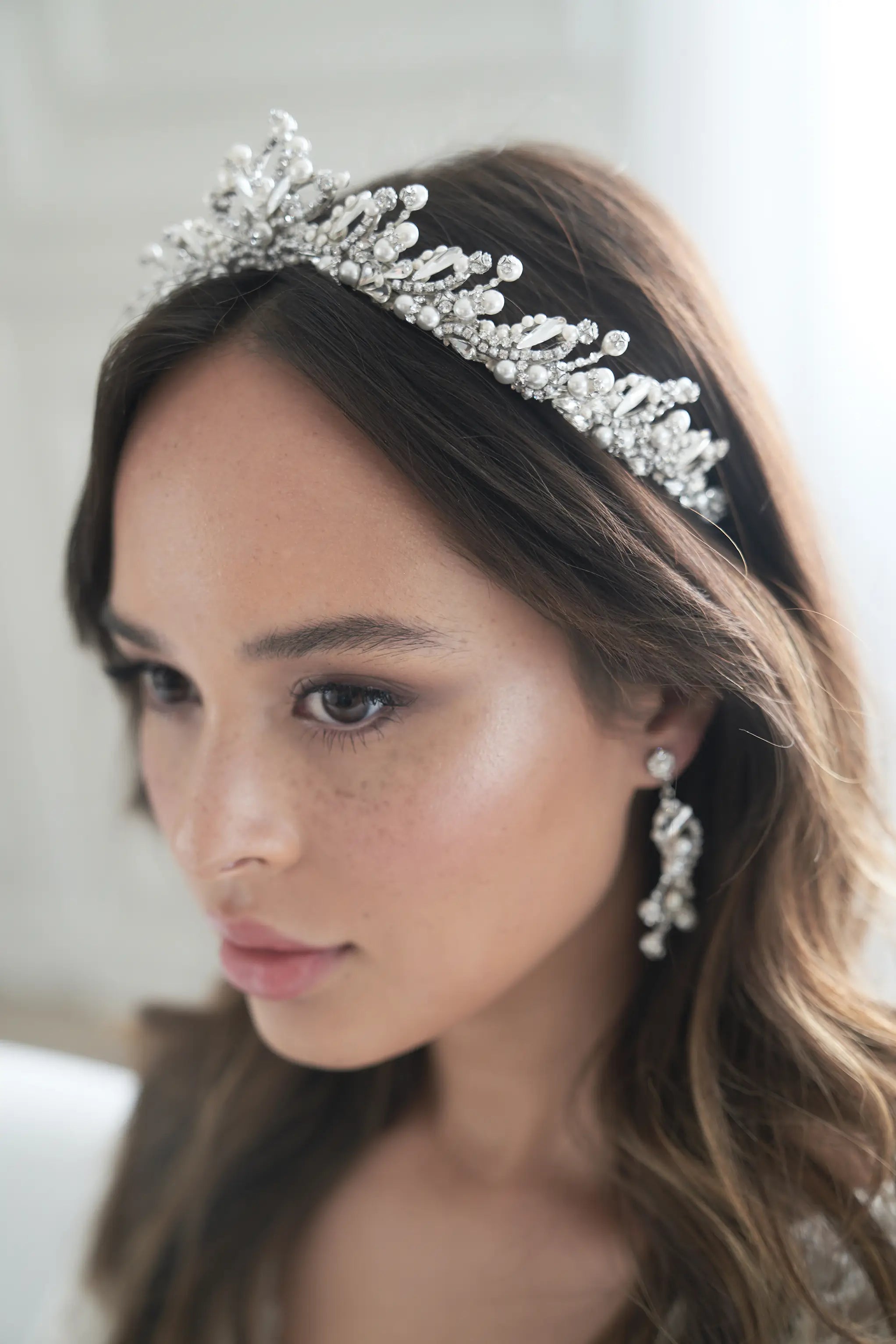Alina Crown - Elegant Rhinestone Tiara for Women & Girls | Perfect for Weddings, Prom, Pageants & Special Occasions
