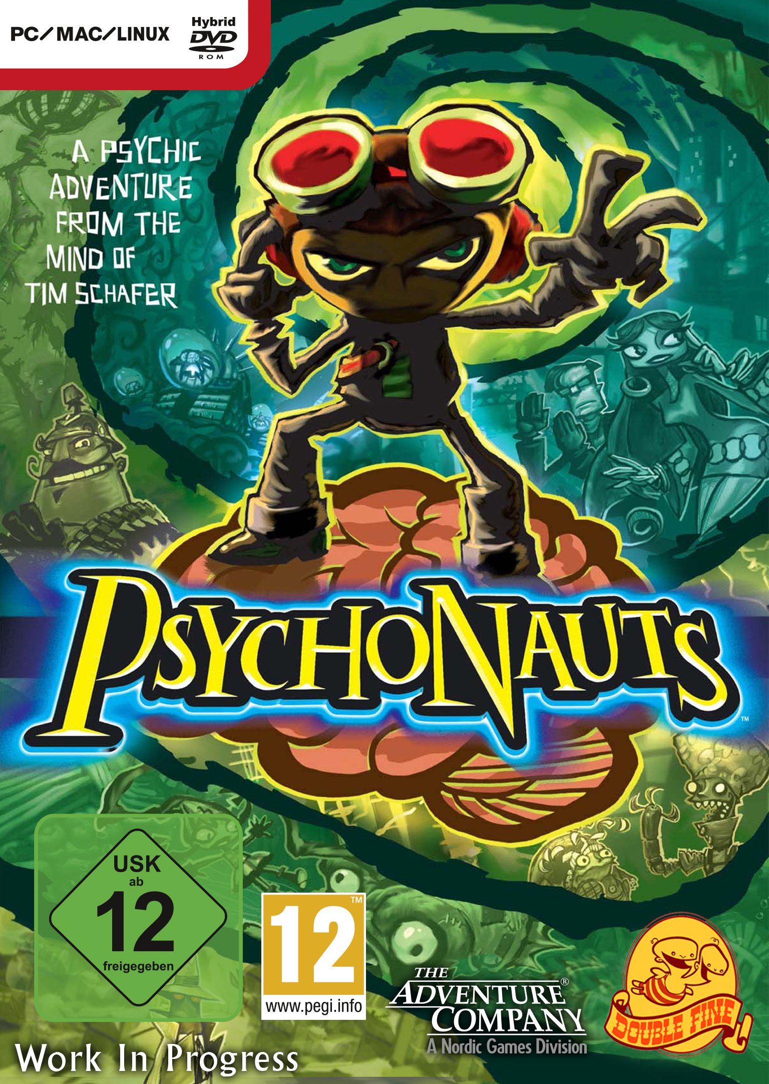Psychonauts - Action-Adventure Game for PC & Mac | Solve Mysteries & Explore Minds | Perfect for Gamers & Fans of Unique Storytelling