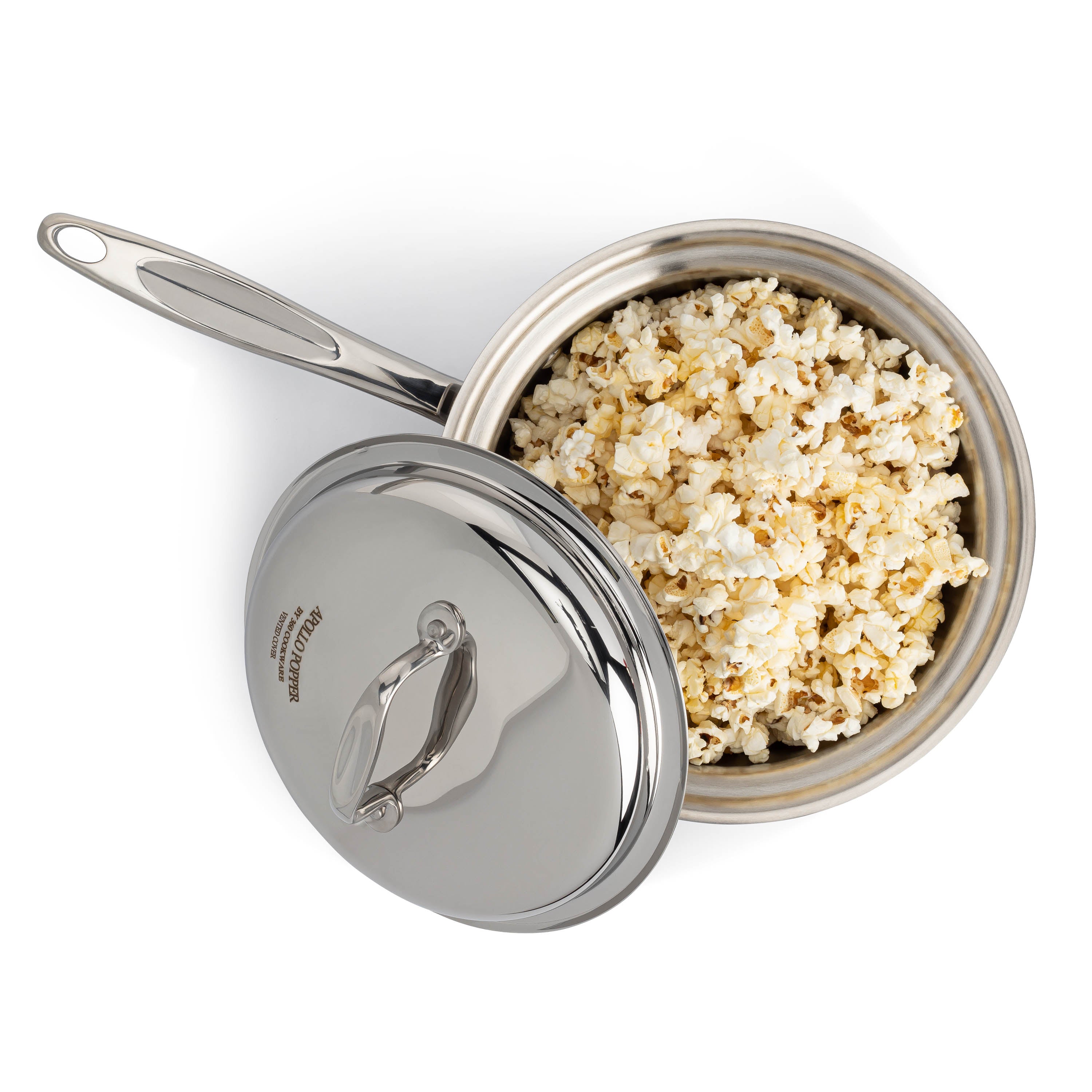 360 Cookware Apollo Popper - Premium Popcorn Maker for Home Theater, Movie Nights & Snack Time - Electric Hot Air Popcorn Popper Machine with BPA-Free Design