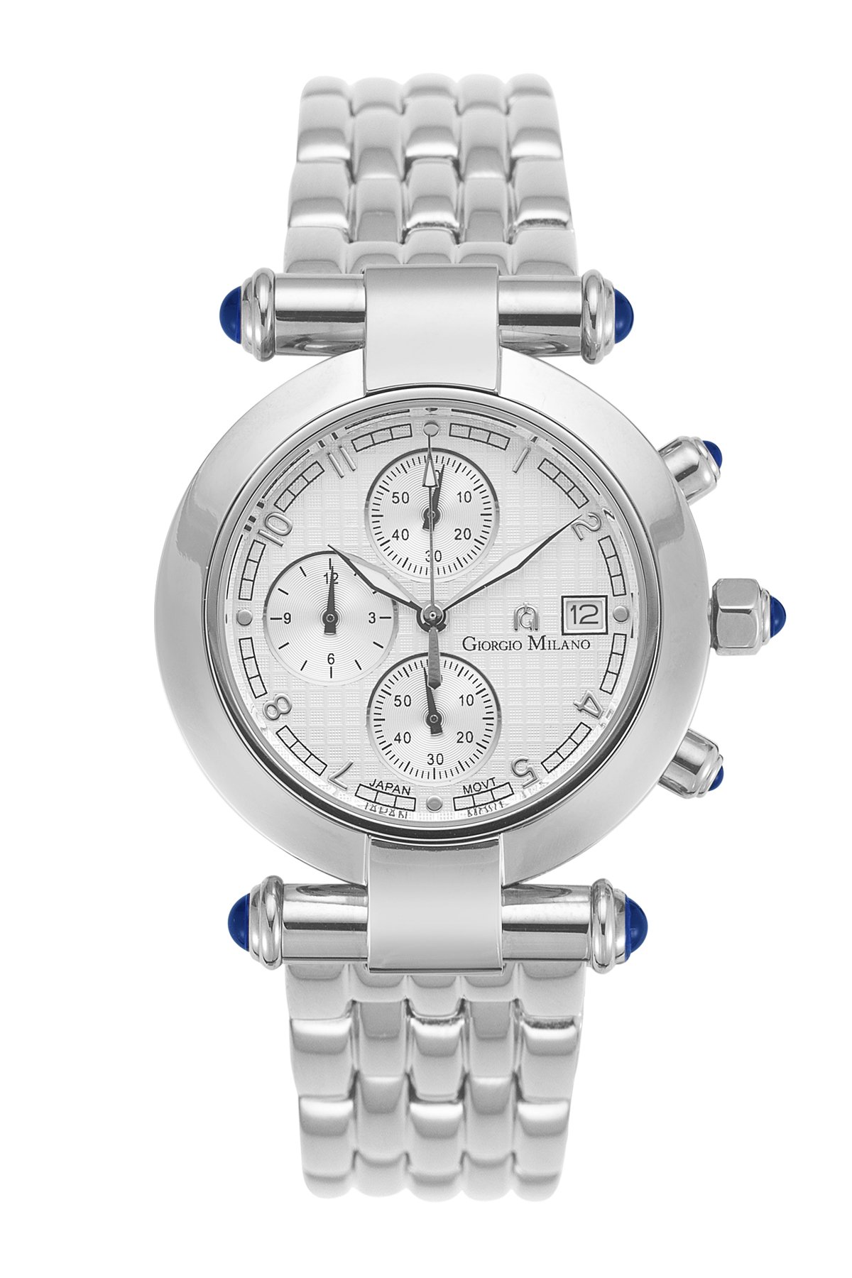 Giorgio Milano 'Lucia' Luxury Women's Watch - 37mm Chronograph Ladies Watch with Japanese Quartz Movement & Stainless Steel Band - Water Resistant & Shockproof - Perfect for Business, Party & Everyday Wear
