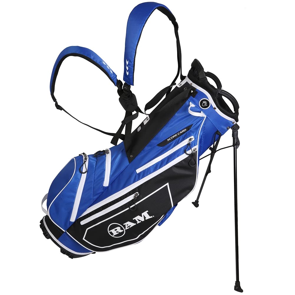 Ram Golf FX Lightweight Stand Carry Bag - Durable & Stylish Golf Bag for Men & Women, Perfect for Course & Driving Range