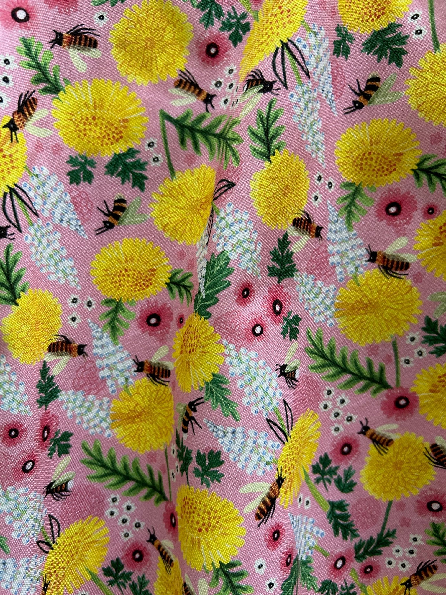 Bees & Dandelions Print Flared Skater Skirt for Women - Vintage A-Line Mini Skirt with Elastic Waist - Perfect for Casual Outfits, Spring Fashion, and Retro Style Looks