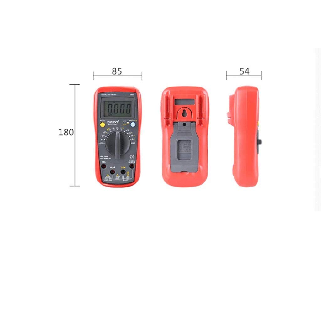 Auto Ranging Digital Multimeter - AC/DC Voltage Current Tester with Ohm, Capacitance, Frequency, Diode & Transistor Testing, Backlit LCD Display | Perfect for Home Electrical Repairs, Automotive Diagnostics & Electronics Projects