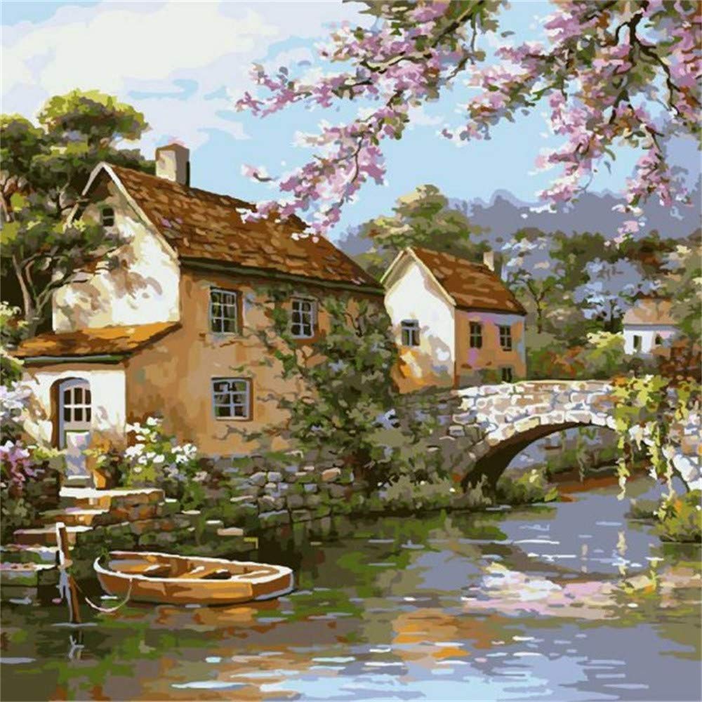 Guolarizi DIY Painting by Numbers Kit - 16x20 Inch Wall Art Oil Paint Picture for Home Decor (Multicolor) | Perfect for Relaxation, Stress Relief & Creative Gift Ideas
