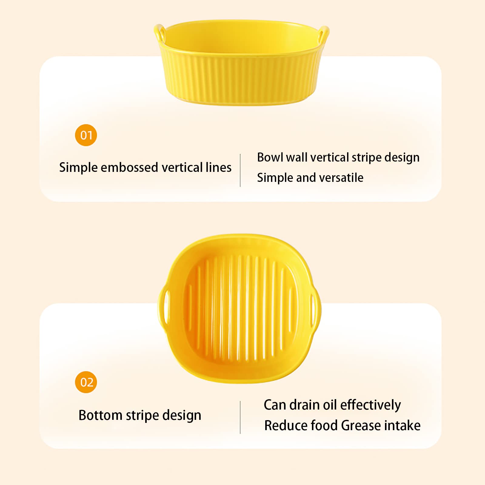 Ceramic Baking Dish - Round Glazed Oven Safe Bakeware for Cakes, Pies & Casseroles - Pink Kitchen Dinnerware for Baking, Cooking & Serving - Perfect for Home, Banquets & Daily Use