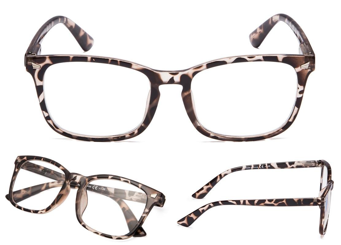Stylish Women's Reading Glasses 5-Pack - Fashionable Readers for Women with Clear Vision - Perfect for Reading, Crafts, and Computer Work