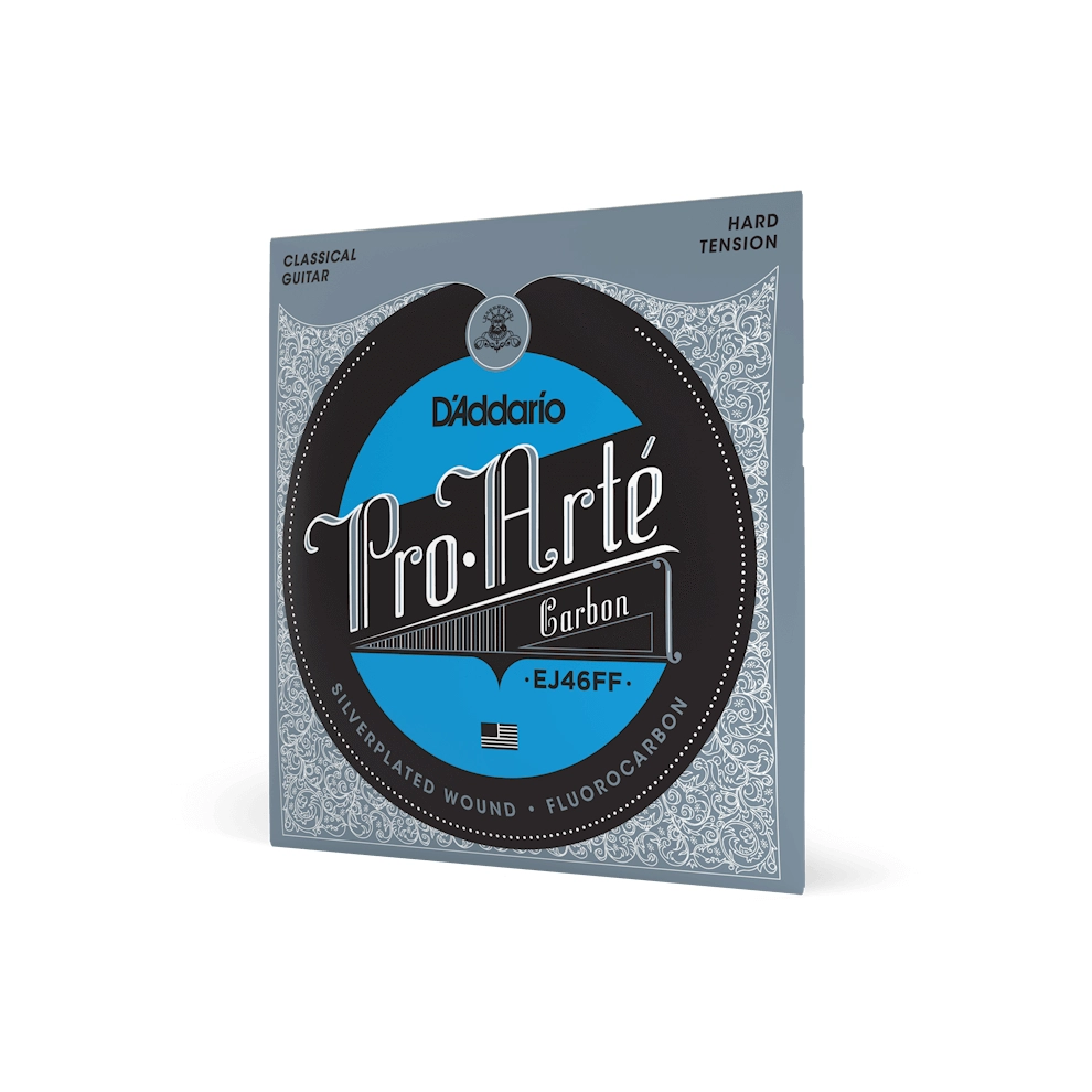 D'Addario Hard Tension Pro Arte Carbon Dynacore Bass Classical Guitar Strings - Premium Nylon Strings for Professional Classical Guitar Players - Perfect for Concerts, Recording & Practice Sessions