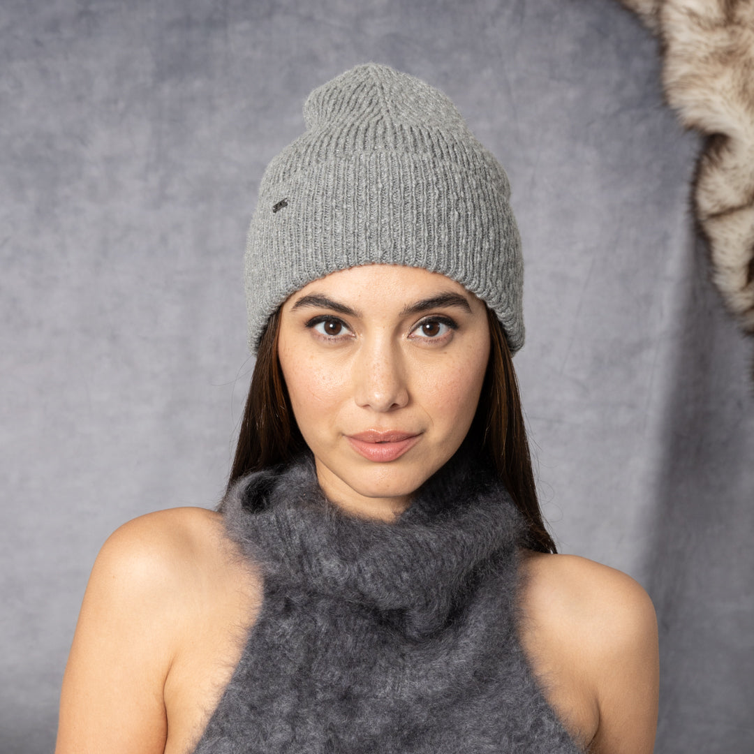 Luxury Frances Cashmere Beanie - Soft Winter Hat for Women & Men - Warm Knit Beanie for Cold Weather - Perfect for Skiing, Hiking & Outdoor Activities