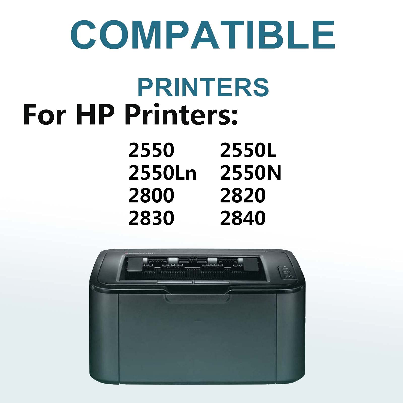 1-Pack Magenta High Yield 122A (Q3963A) Compatible Toner Cartridge for HP 2830 2840 Printers - Perfect for Office & Home Printing Needs