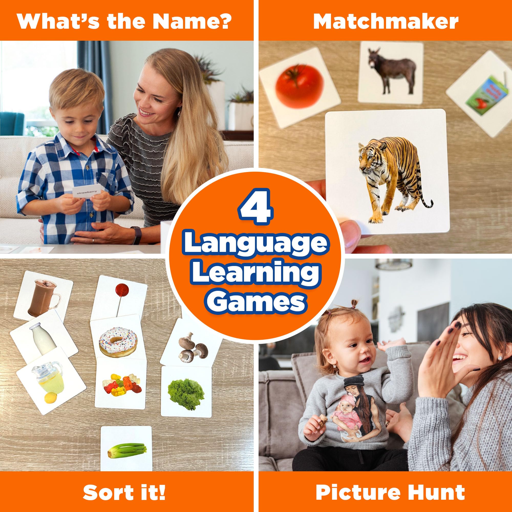 ThinkPsych Level 2 Nouns Flash Cards - 150 Picture Cards for Speech Therapy, Autism Learning & Language Development | Preschool & Kindergarten Educational Materials | Homeschool & Classroom Learning Supplies | Perfect for Apraxia Therapy, ESL Teaching & Early Childhood Education