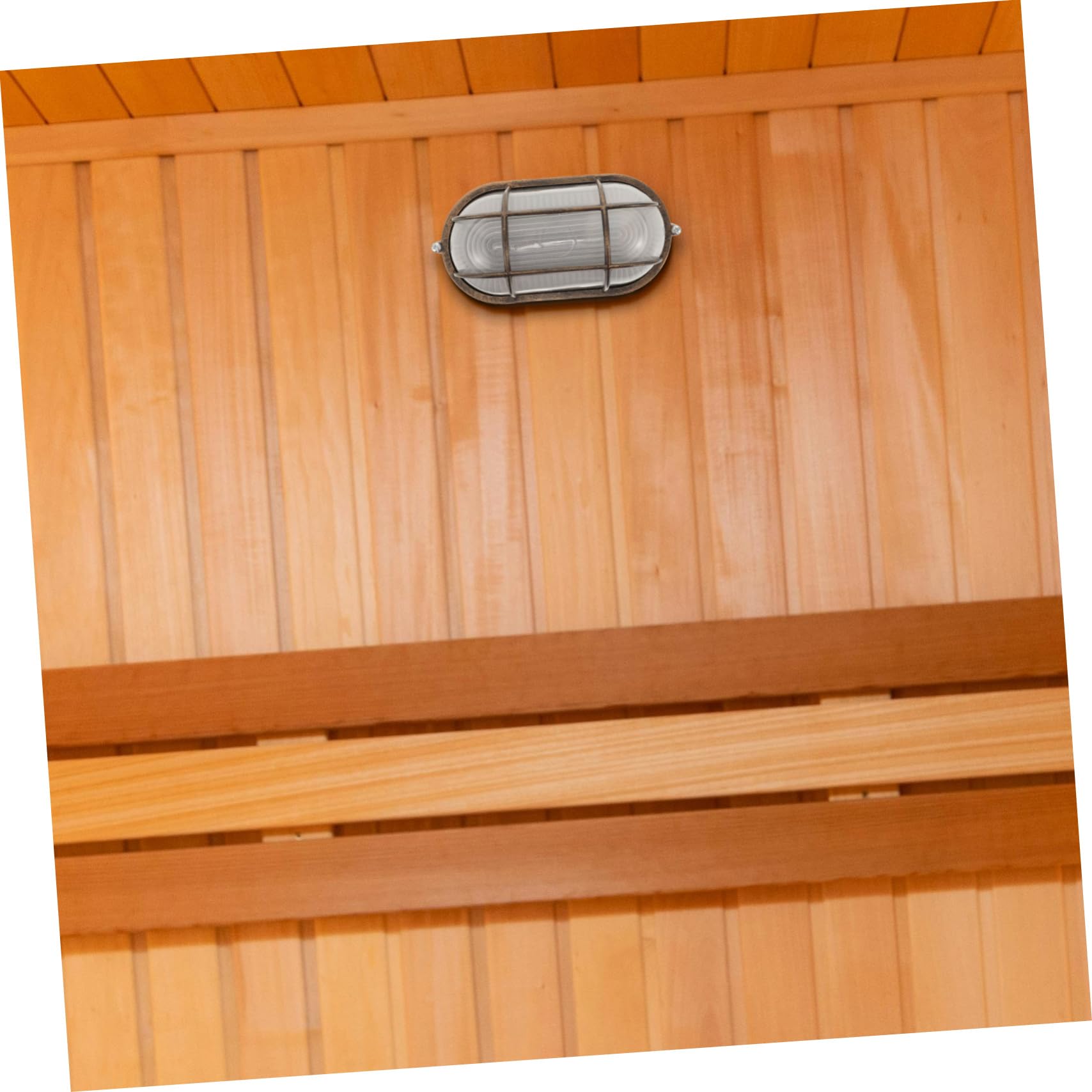 Milisten Anti-Explosion Sauna Wall Light - Durable Steam Room Lamp Fixture with Shatterproof Design (Lamp Shade Only) - Perfect for Home Saunas, Spas & Wellness Centers