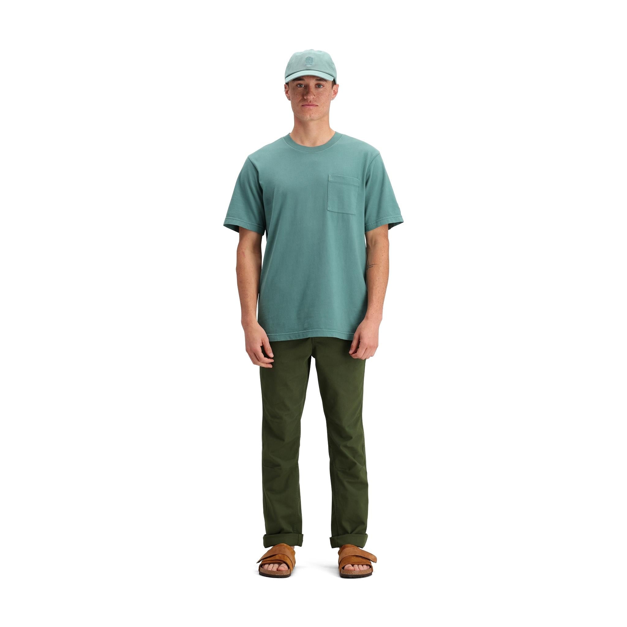Dirt Pocket Tee for Men - Comfortable Cotton T-Shirt with Chest Pocket - Perfect for Casual Wear, Outdoor Activities & Everyday Use