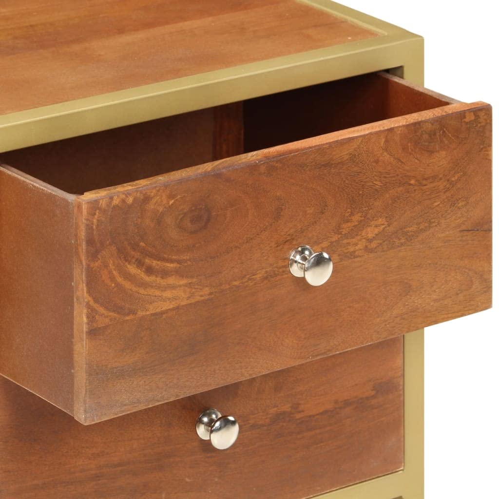 Modern Nightstand with 2 Drawers - 15.7
