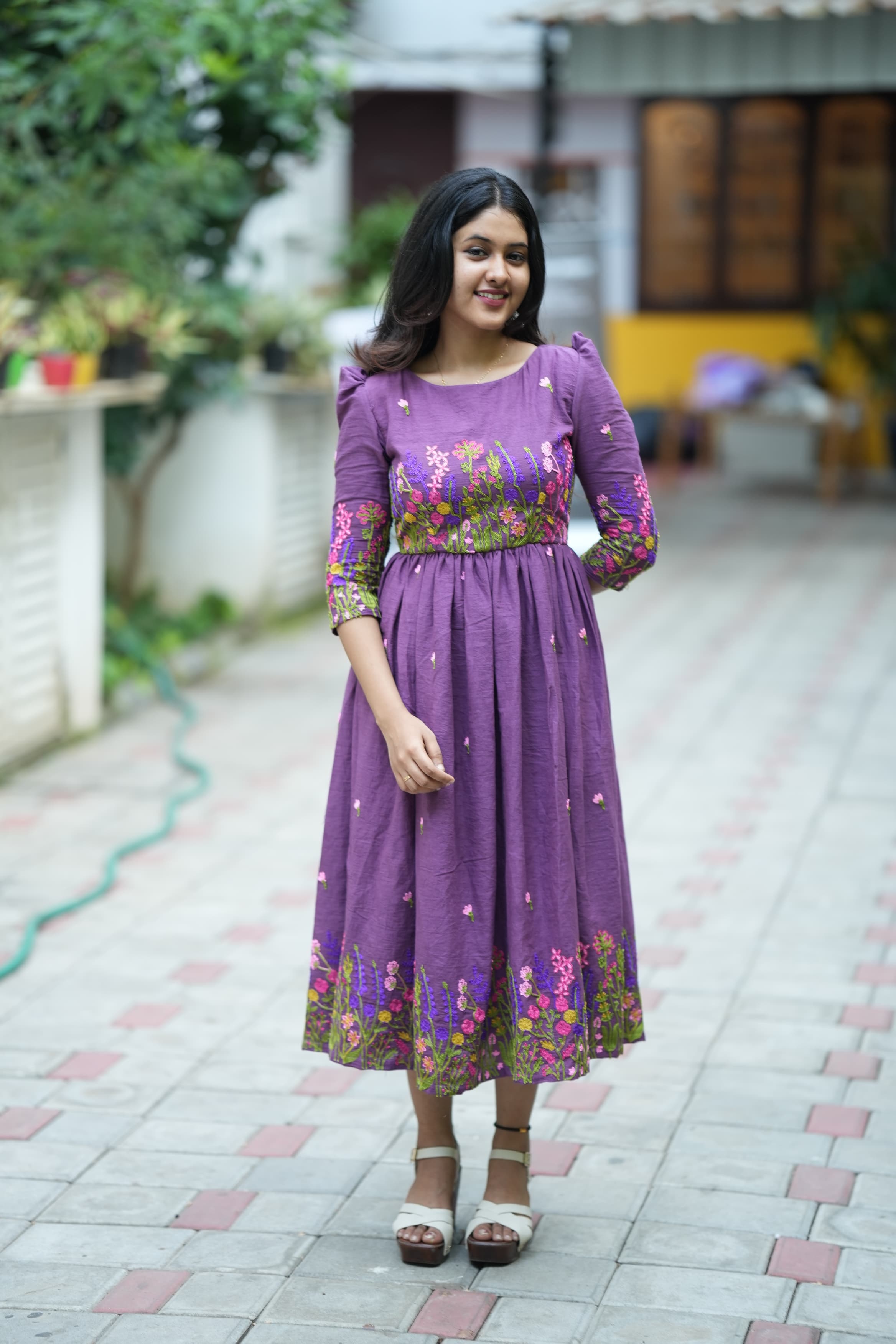Aarvi Pure Cotton Dress for Women | Comfortable & Breathable Summer Dress | Perfect for Casual Outings, Beach Wear & Daily Use