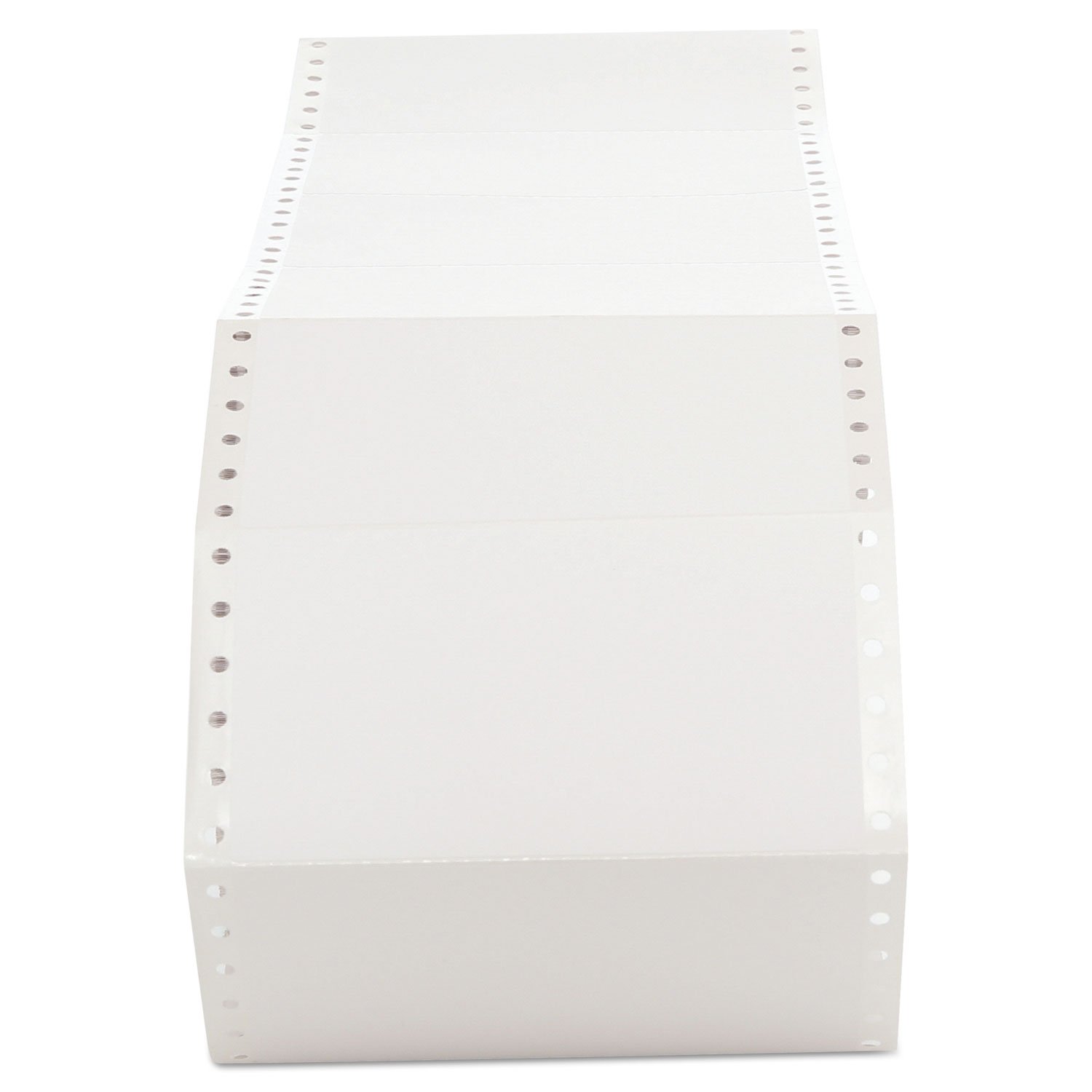 1 Across Dot Matrix Printer Labels - 3000 Labels per Box, Continuous Form Paper for Shipping, Inventory & Barcode Printing (Office & Warehouse Use)