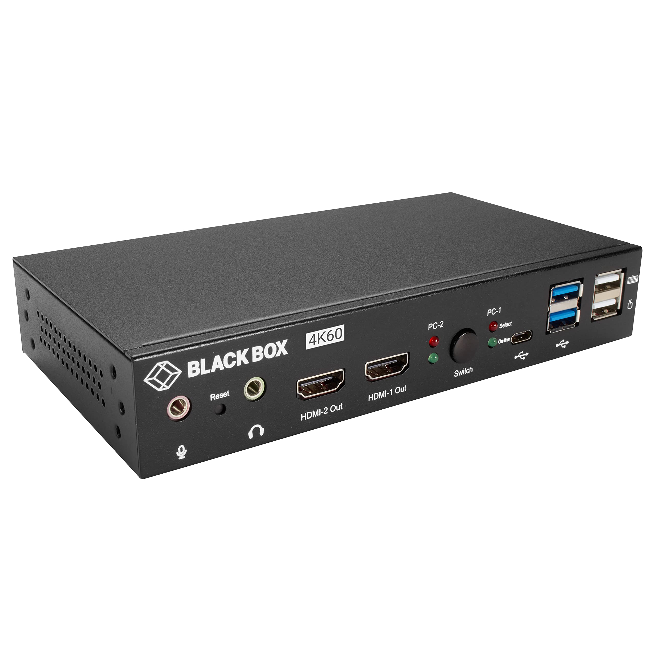Control 2 Computers with One Keyboard & Mouse - Multi-PC Sharing KVM Switch for Home Office & Gaming Setup