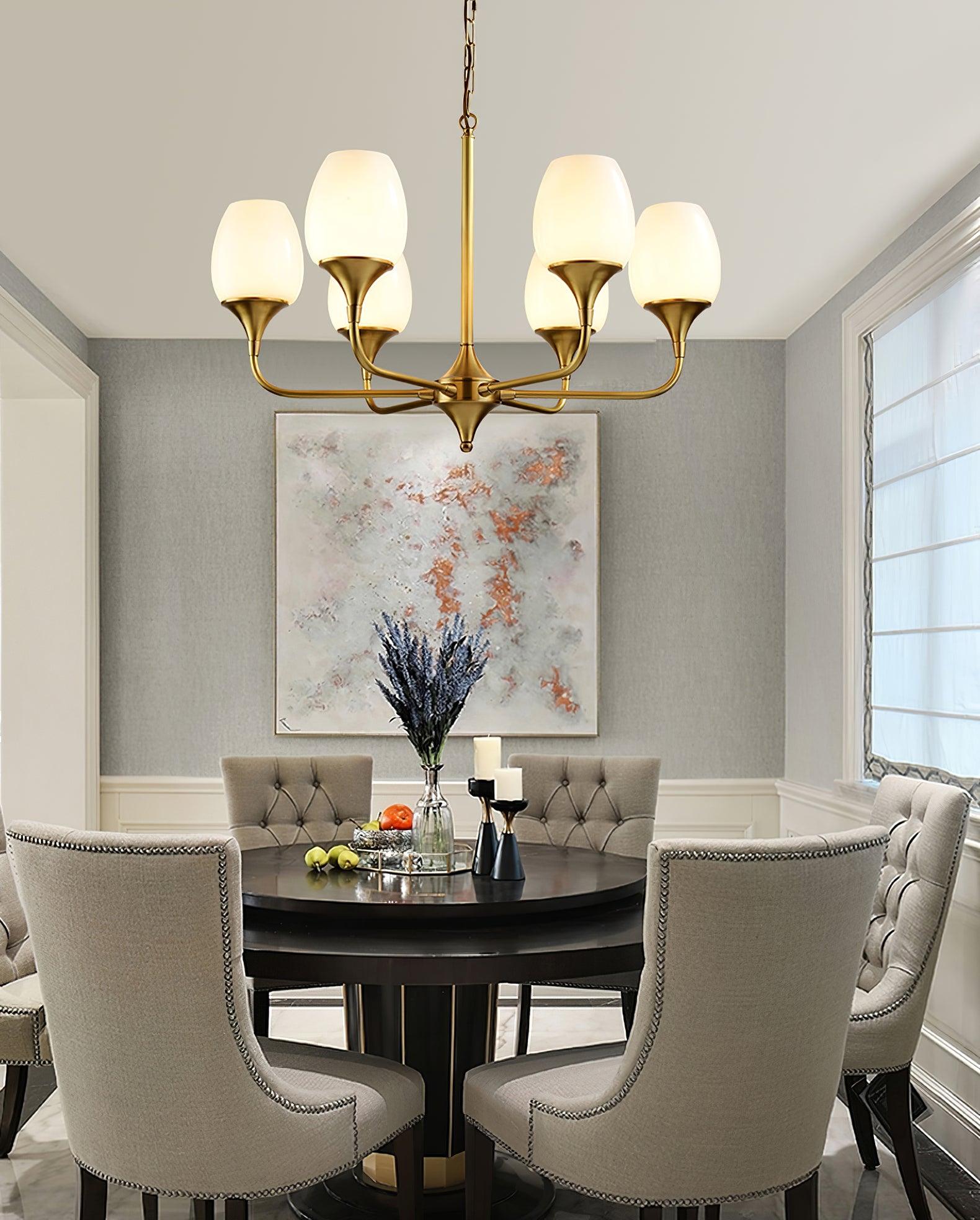 Charlie Chandelier - Elegant Crystal Ceiling Light Fixture for Dining Room & Bedroom | Modern Home Decor Lighting