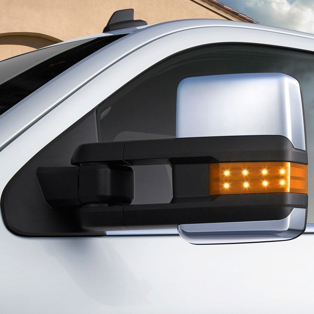 Nova 99-02 Silverado & Sierra Towing Power Heated Chrome Mirrors with Clearance Signal LED - Upgrade for Enhanced Visibility & Safety in Towing, Night Driving, and Off-Road Adventures
