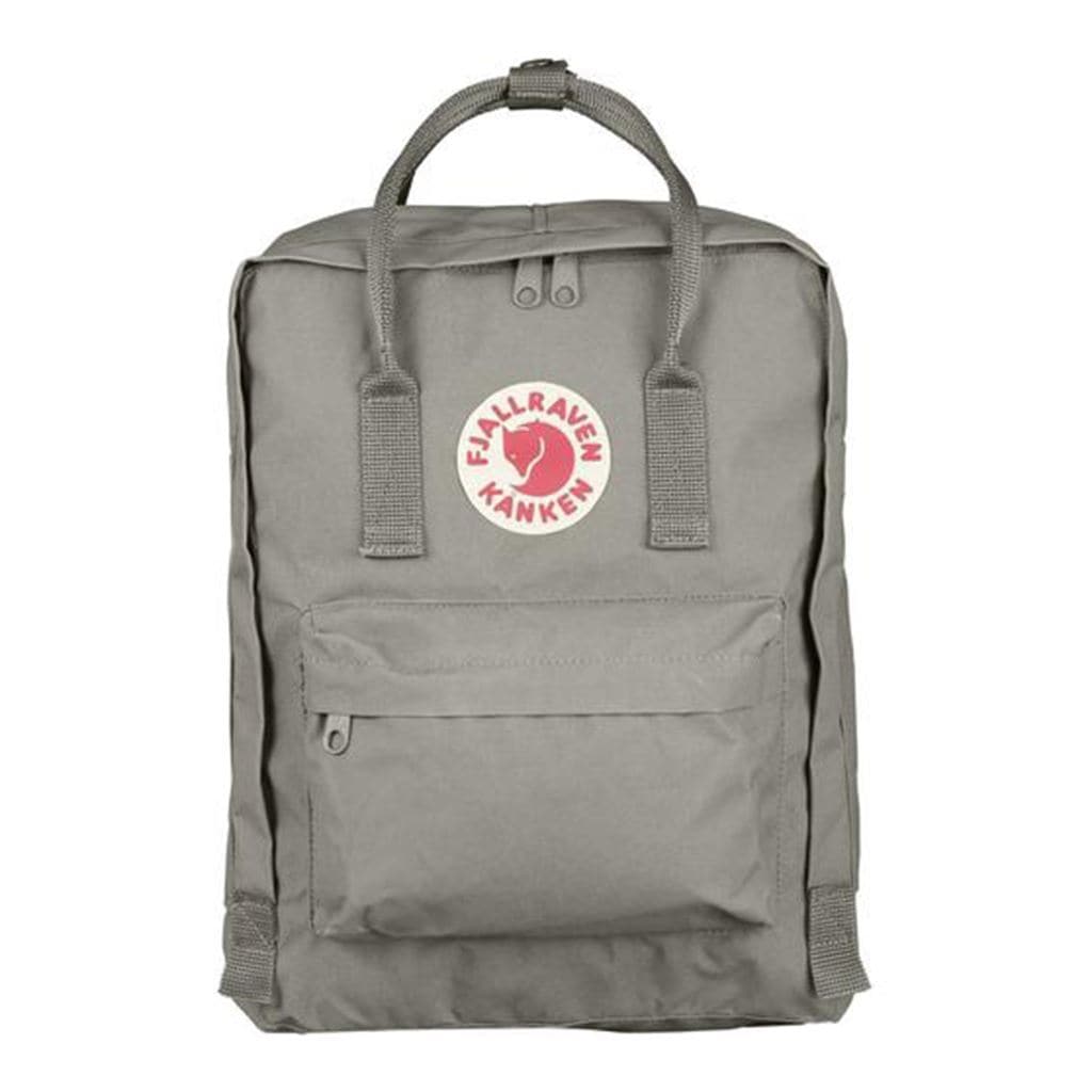 Fjallraven Kanken Backpack - Lightweight Durable Laptop Backpack for School, Travel & Hiking | Water-Resistant Fog Gray Daypack for Men & Women