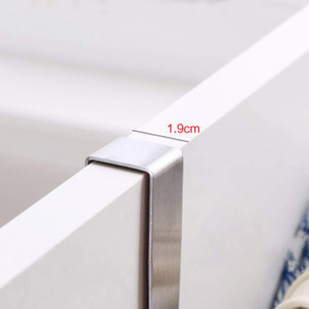 Stainless Steel Towel Bars with Hooks - 14