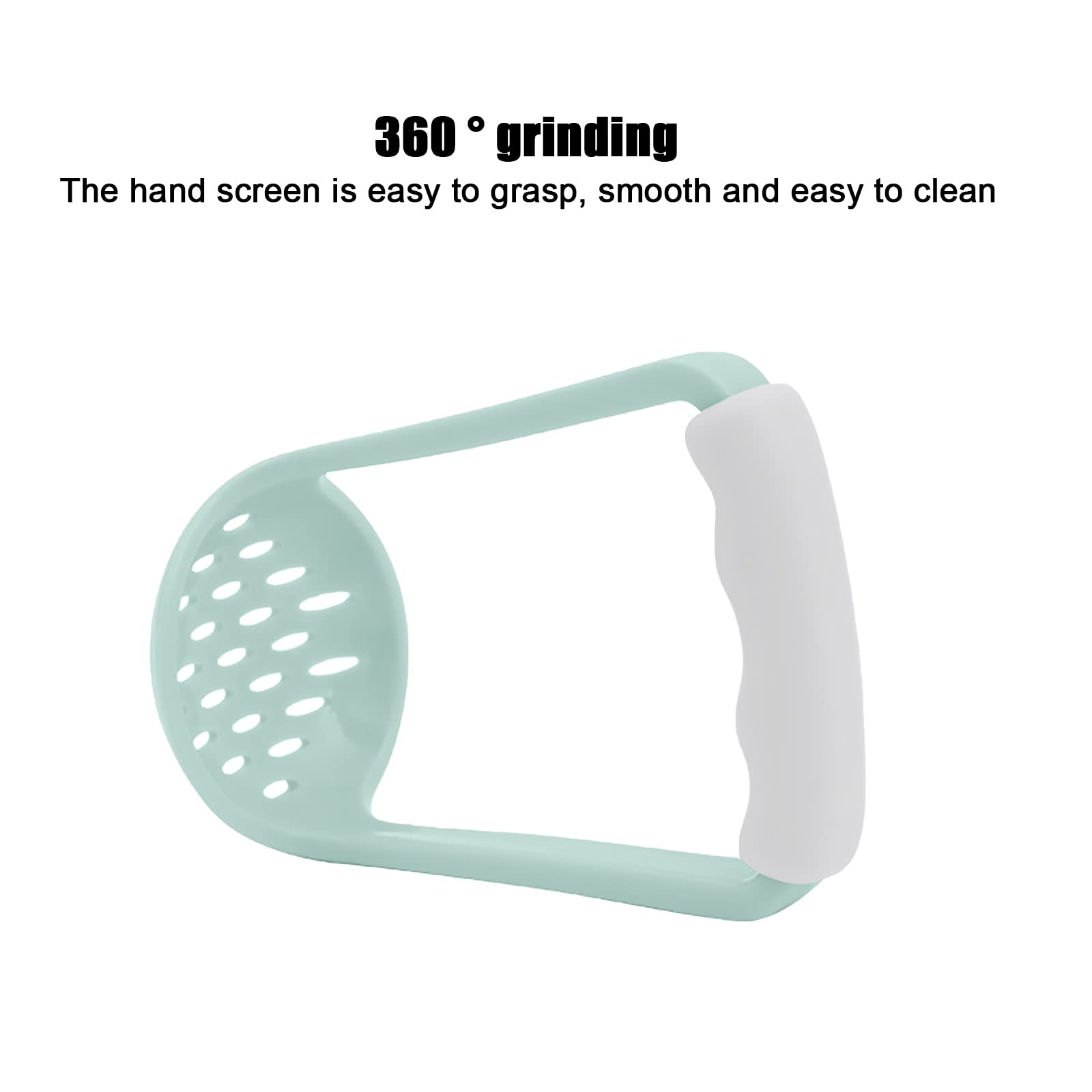 1 Set Manual Food Mill Bowl - Practical Baby Food Grinder & Masher Tool for Homemade Purees - Yellow & White Complementary Feeding Bowls - Perfect for Making Fresh Baby Food at Home