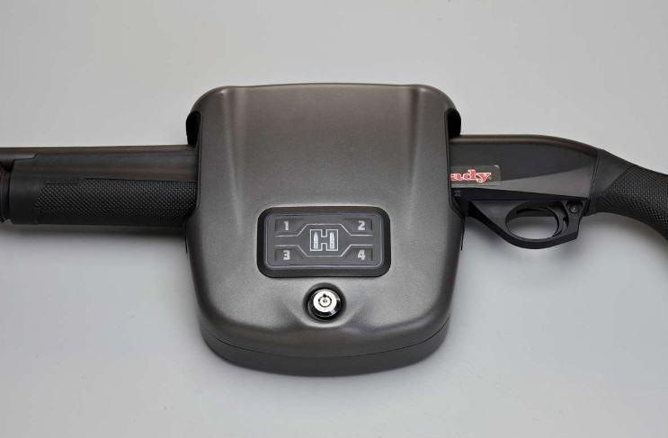 Hornady 98180 RAPID RFID Safe Shotgun Wall Lock - Secure Firearm Storage for Home, Office & Hunting Safety | Quick Access RFID Technology | Gun Safe for Shotguns & Rifles