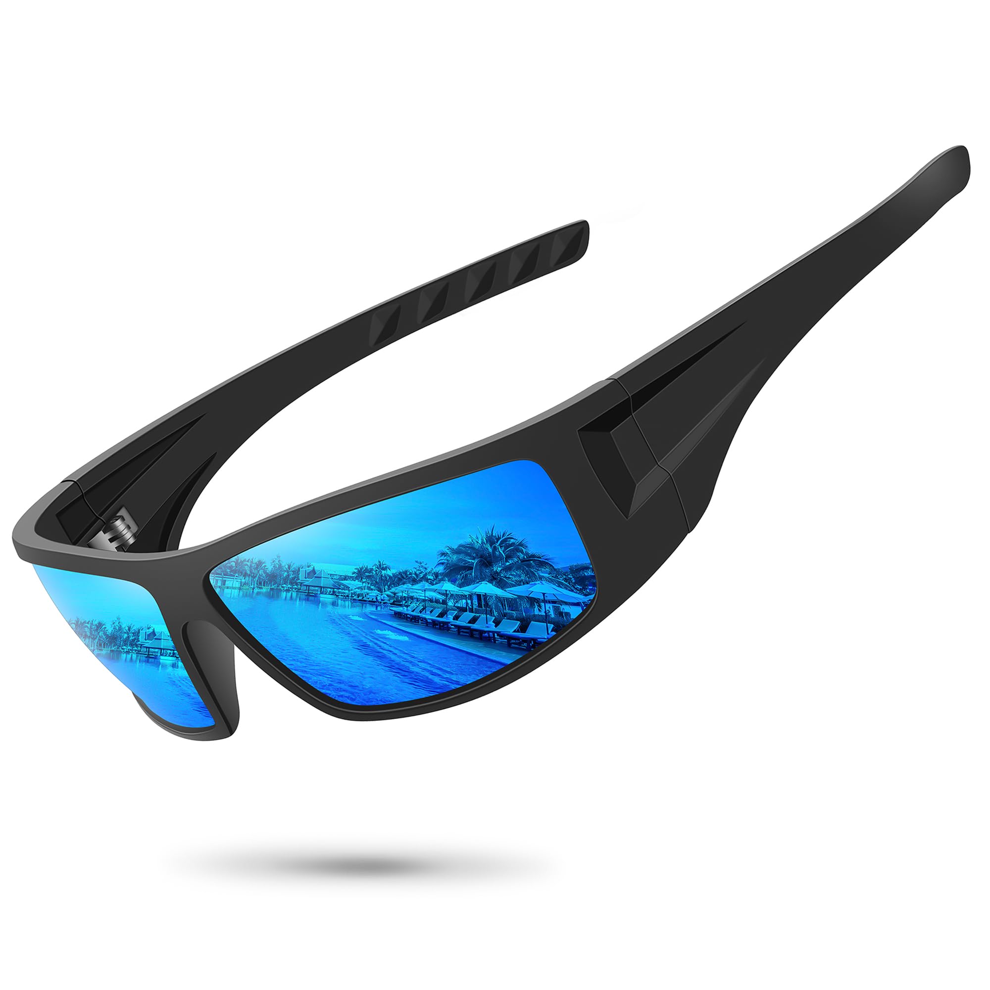 Polarized Sports Sunglasses for Men & Women - UV400 Protection, Unbreakable Frame - Ideal for Cycling, Fishing, Running & Outdoor Activities