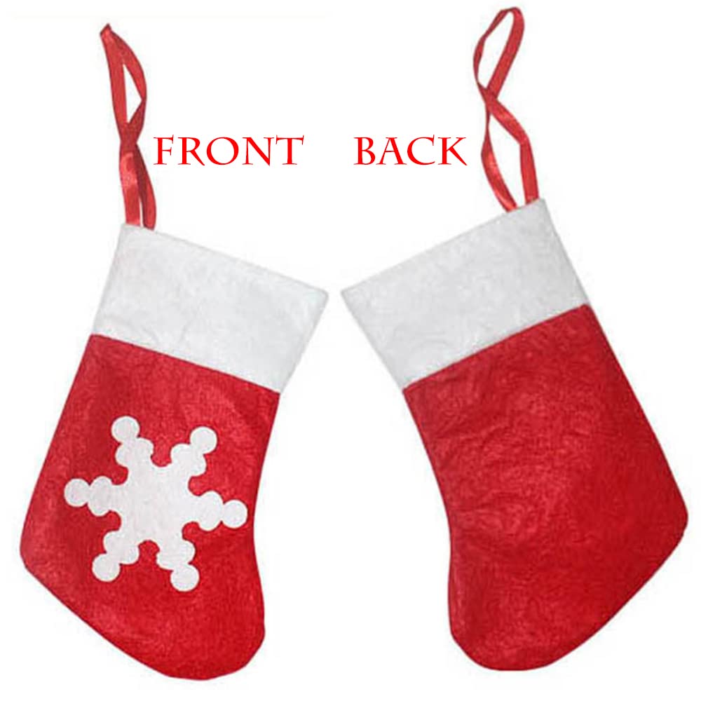 12-Piece Mini Christmas Stocking Silverware Holders - Festive Holiday Tableware for Xmas Tree, Home & Dinner Decor - Perfect for Gift Bags, Treats & Holiday Party Decorations