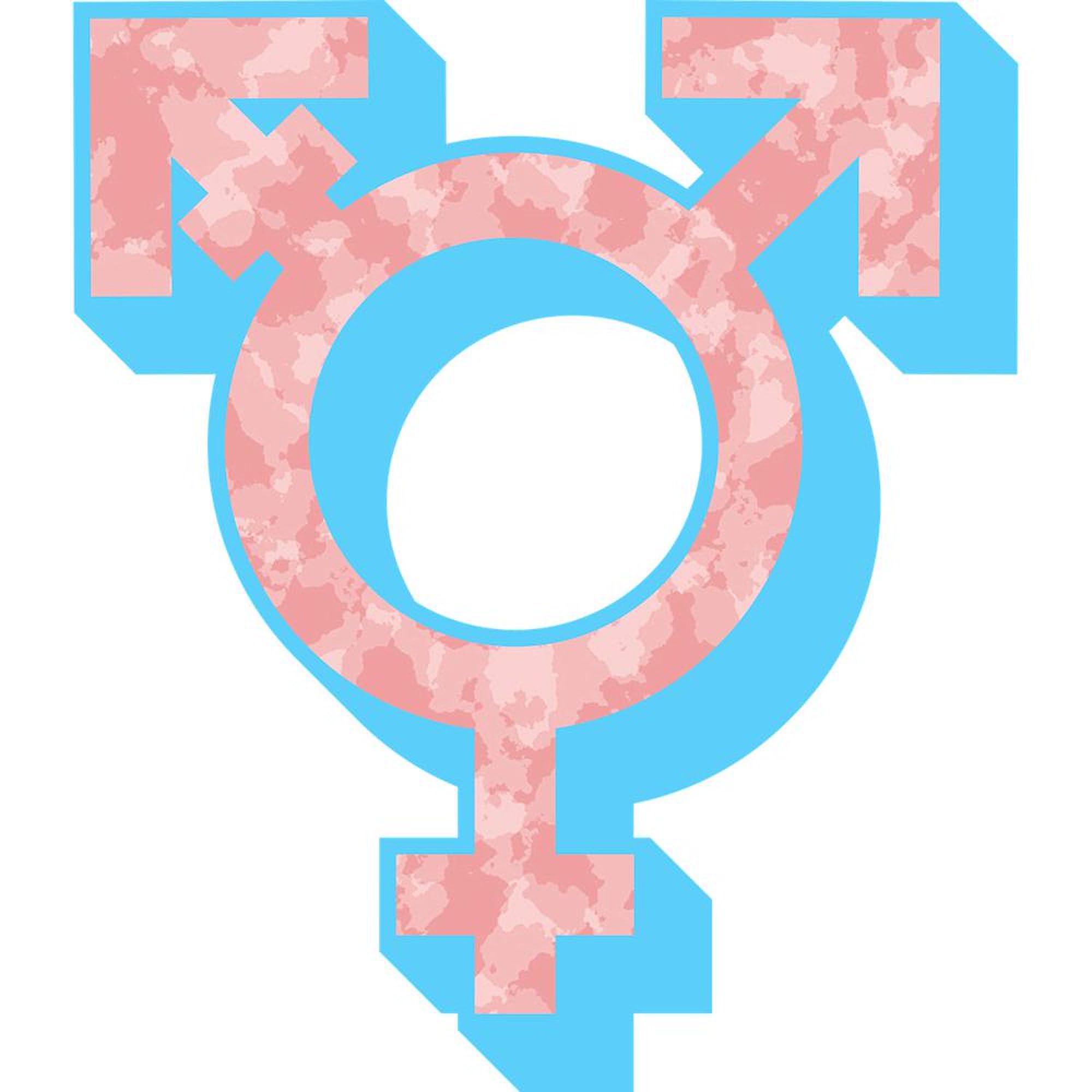 Transgender Symbol 15 oz (444 ml) Ceramic Coffee Mug - Perfect for LGBTQ+ Pride, Home & Office Use, Gift for Activists & Allies