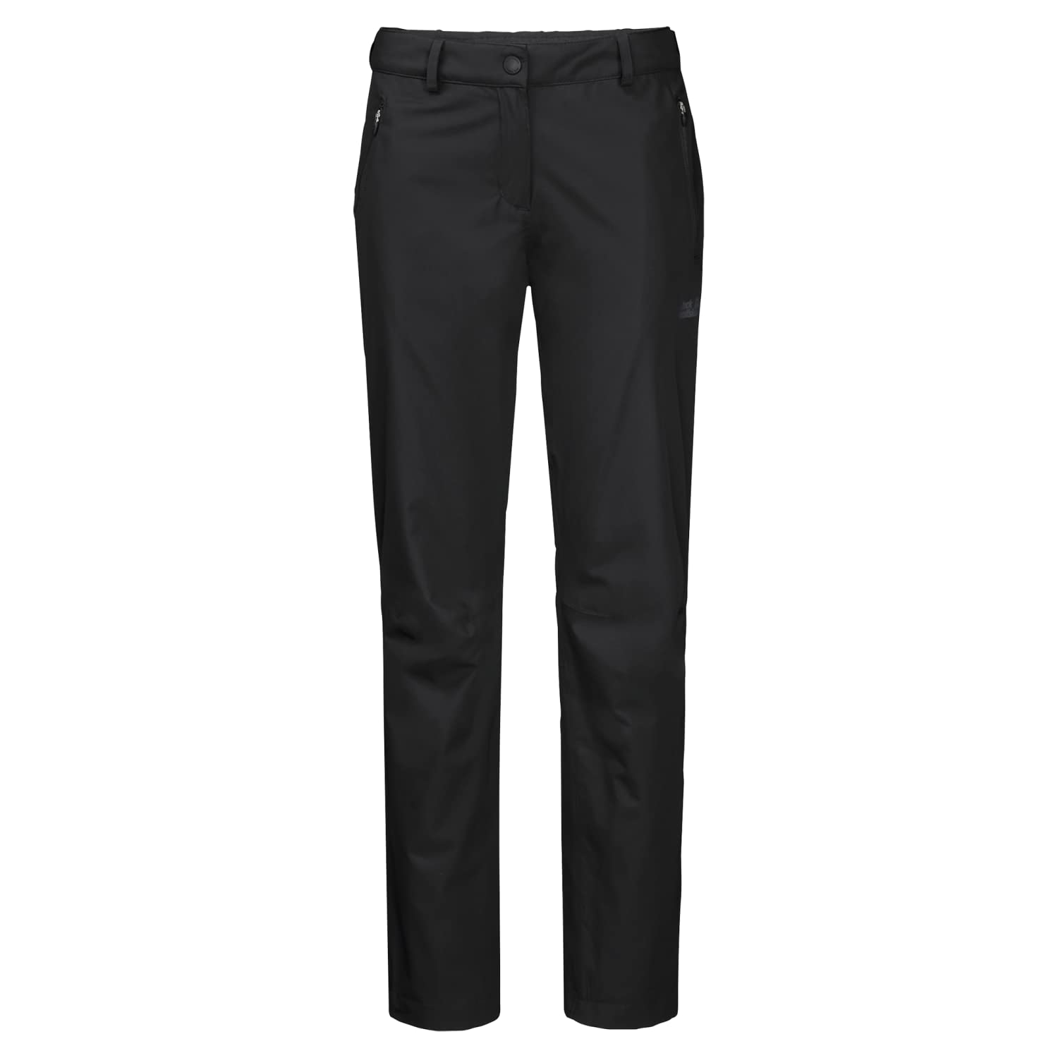 Jack Wolfskin Women's Standard Parana Hiking Pants - Lightweight, Quick-Dry, Comfortable Outdoor Pants for Hiking & Travel (Black, Size L)