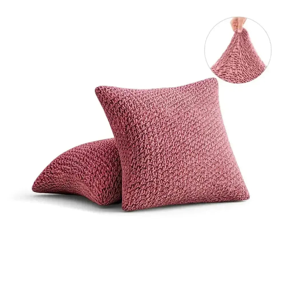 2 Pack Velvet Pillow Slipcovers 16x16 Inches - Soft Luxury Cushion Covers for Sofa, Bed & Home Decor - Perfect for Living Room, Bedroom & Cozy Spaces