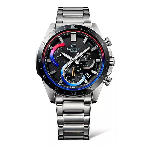 Casio EFR573HG Men's Stainless Steel Watch - Water Resistant, Chronograph, Date Display - Perfect for Business, Casual & Outdoor Activities