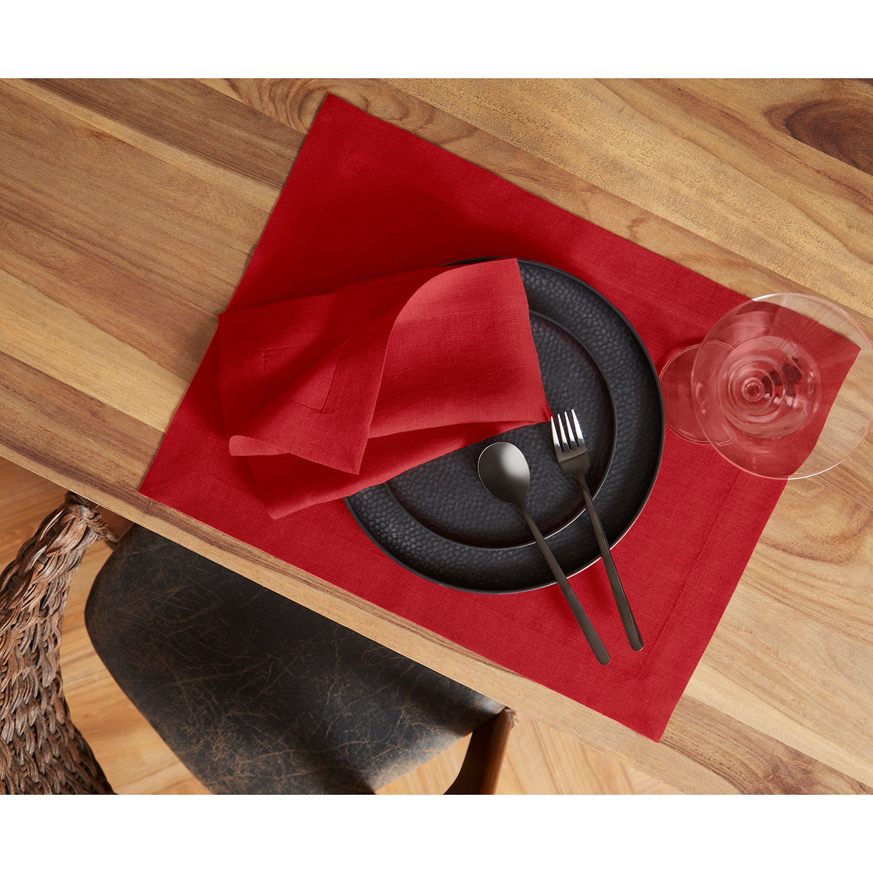Premium Sonoma Placemats Set of 4 - Waterproof & Non-Slip Table Mats for Dining - Elegant Home Decor for Kitchen, Dining Room, and Outdoor Entertaining