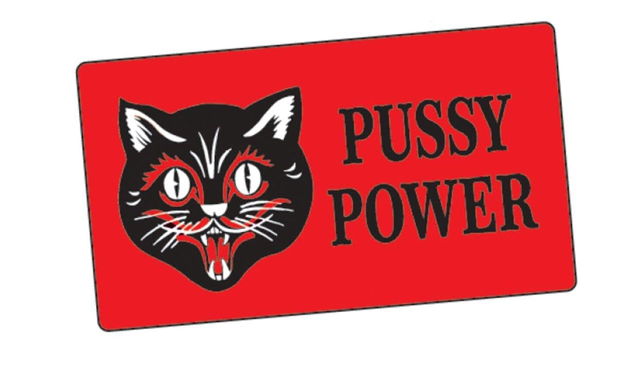 Ephemera, Inc Pussy Power - Empowering Women's Fashion & Accessories for Everyday Confidence | Perfect for Work, Parties & Special Occasions