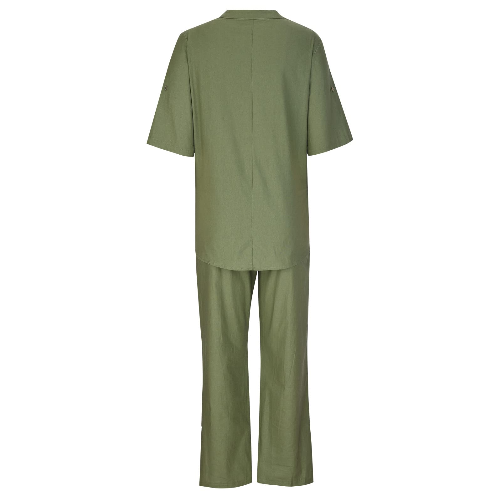 Oelaio Women's Wide Leg Pant Suit Set - 2 Piece Lounge Outfit for Travel & Casual Wear | 100% Comfortable & Stylish | Perfect for Work, Home & Vacation