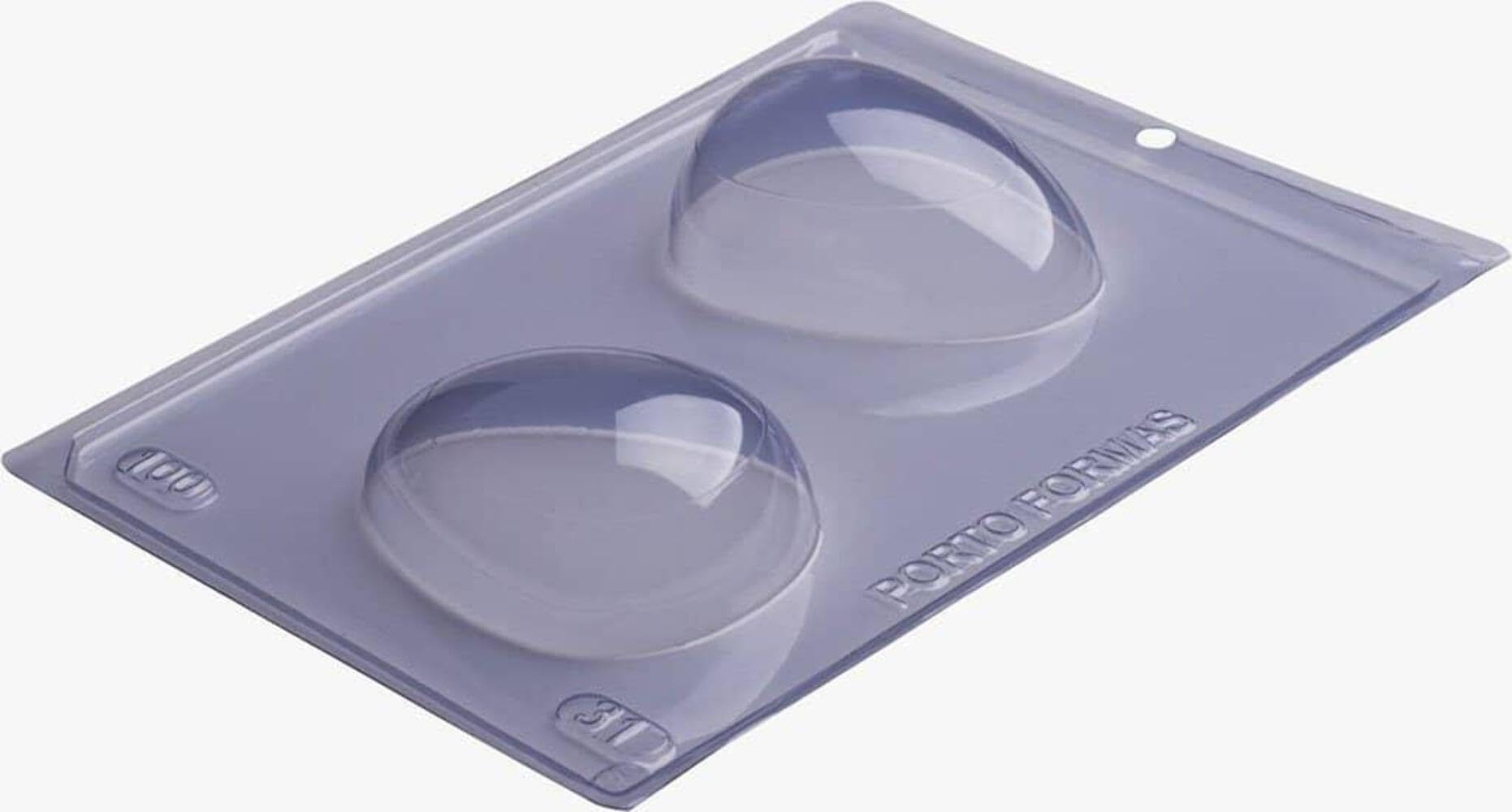 Plain Easter Egg Chocolate Mold - 100g Shell for DIY Chocolate Making - Perfect for Easter Treats, Holiday Baking & Party Favors