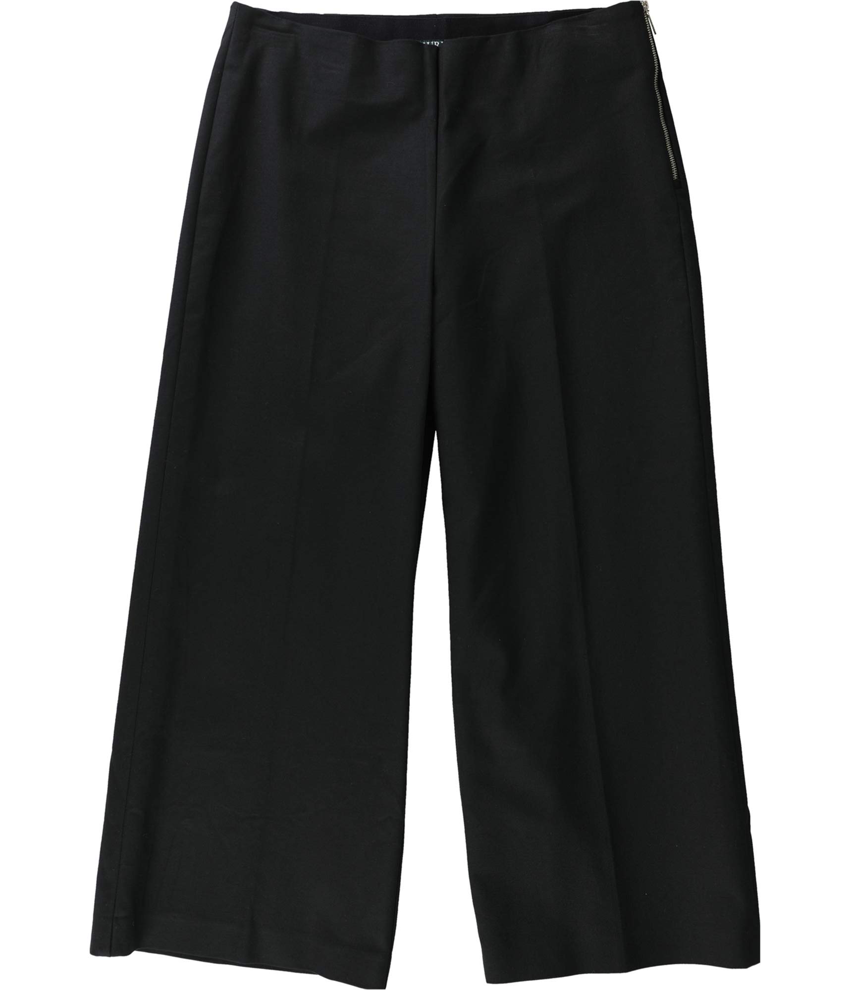 Ralph Lauren Women's Casual Wide Leg Pants - Comfortable Solid Color Trousers for Work, Travel & Everyday Wear