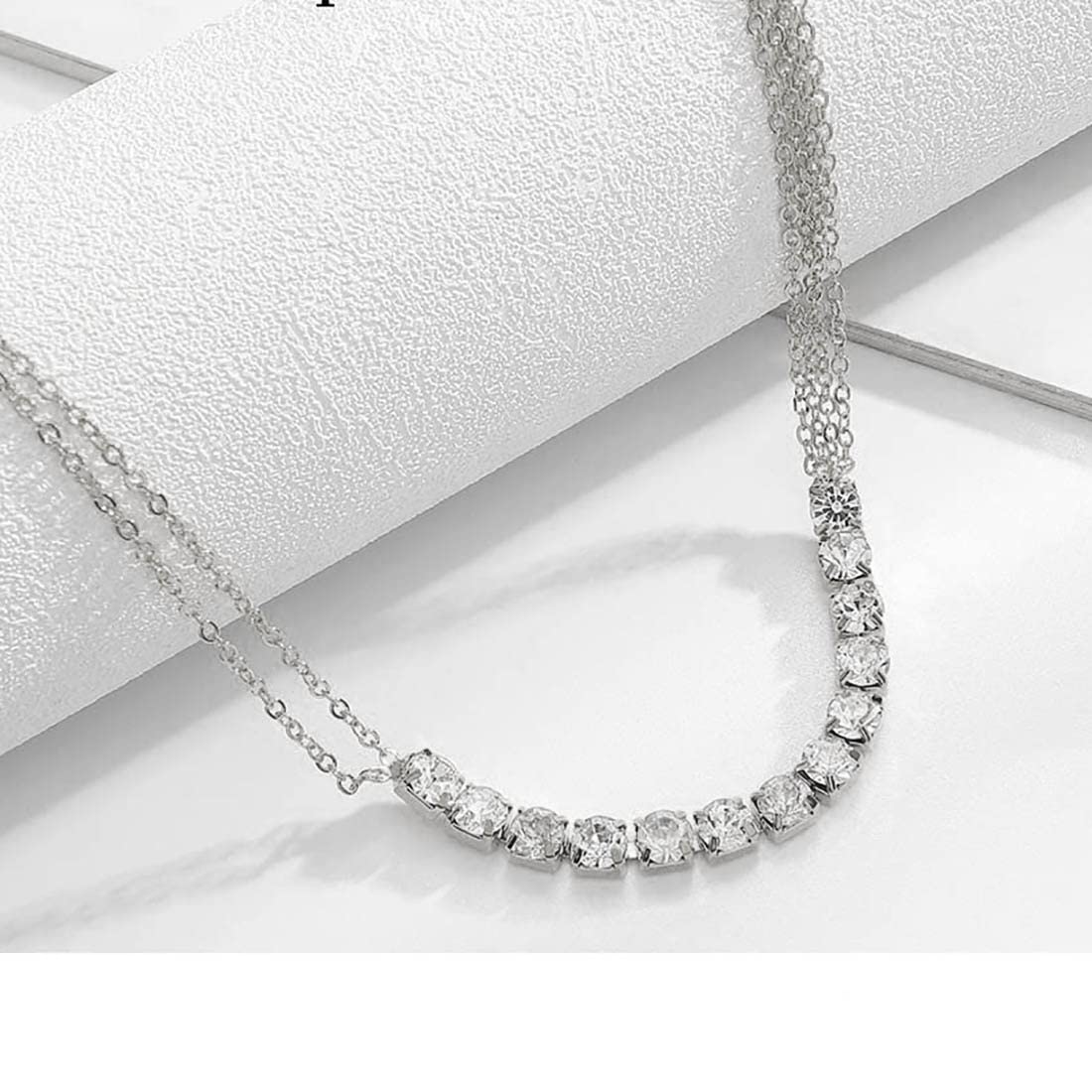 Layered Rhinestone Bra Chain Body Jewelry for Women - Silver Crystal Beach Party & Nightclub Accessory | Perfect for Summer Festivals, Bachelorette Parties & Vacations