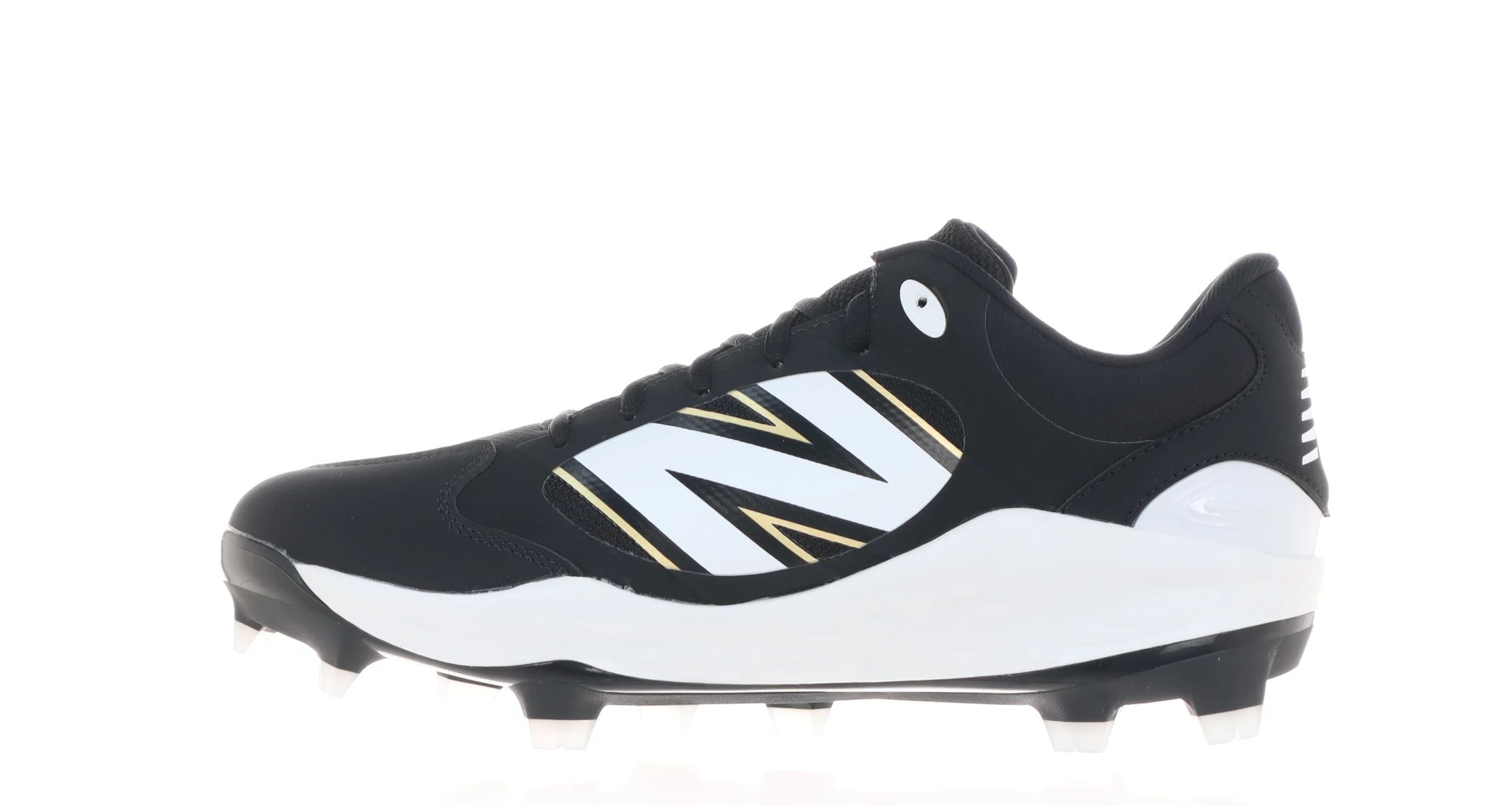 New Balance Fresh Foam 3000v7 Men's Soccer Cleats - Black/White Low TPU for Turf & Artificial Grass - Lightweight Comfort for Training & Matches