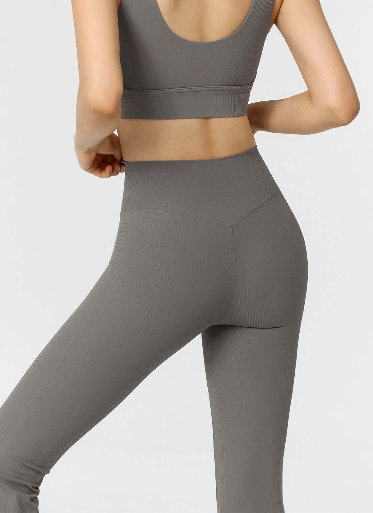 Comfortable Stretch Ribbed Bootcut Pants for Women - Flattering Fit for Work, Casual & Night Out