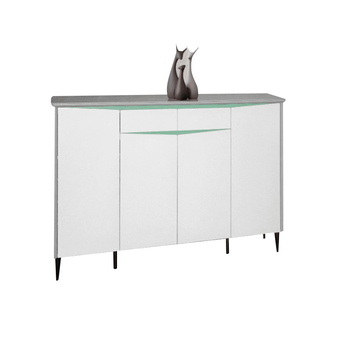 Fionnuala 4 Door Shoe Storage Cabinet - Organize Shoes, Boots & Accessories - Perfect for Entryway, Closet & Mudroom Organization