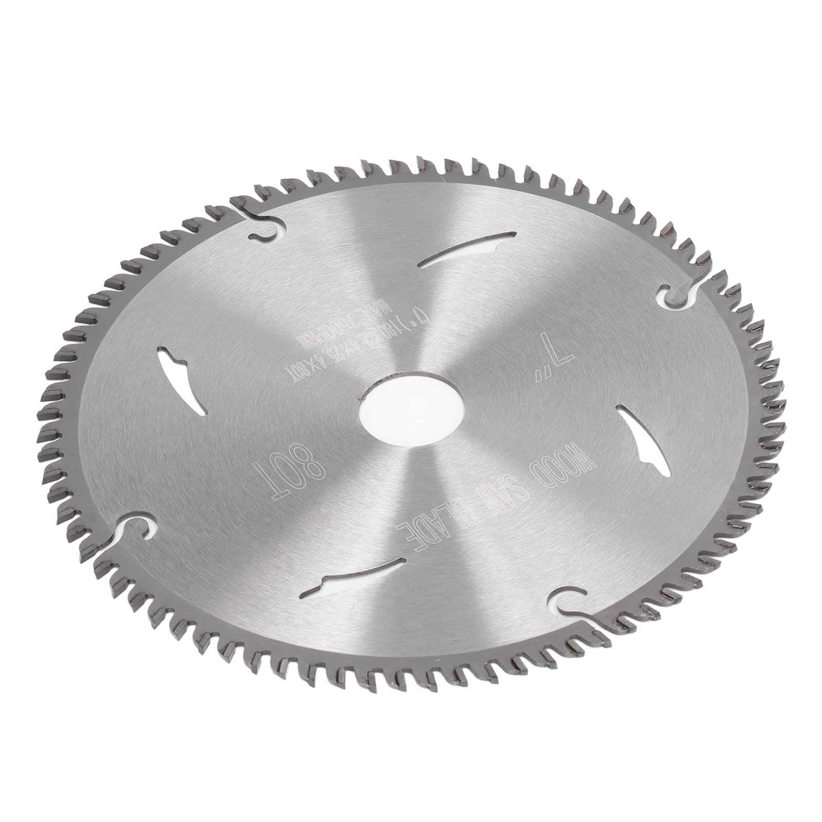 80T High Efficiency Round Saw Blade - Standard Size, Impact Resistant, Easy to Install for Woodworking Projects | Perfect for Cutting Hardwood, Plywood, and DIY Carpentry
