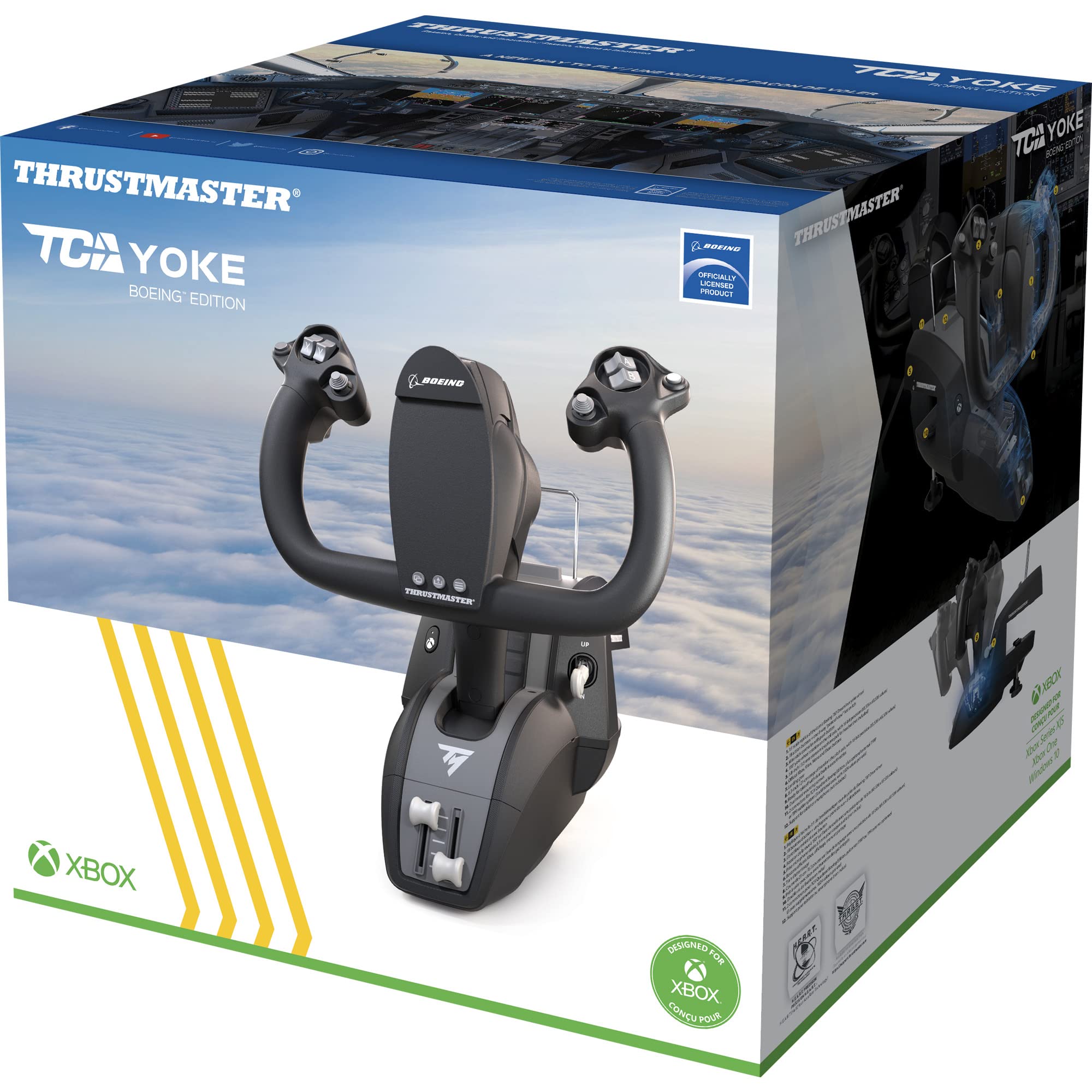 Thrustmaster TCA Yoke - Professional Flight Simulator Yoke & Throttle Quadrant for PC & Xbox Series X|S | Perfect for Microsoft Flight Simulator & DCS World Gaming