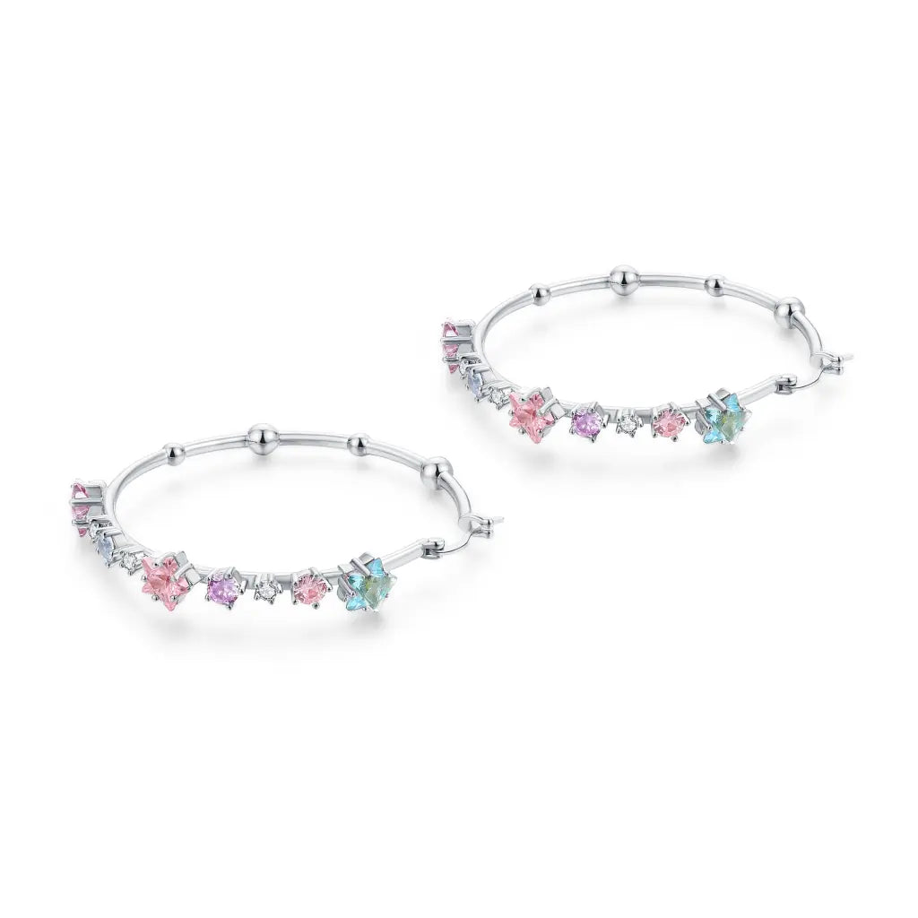 Confetti Sprinkle Hoops Earrings - Fun Colorful Party Jewelry for Women | Perfect for Birthdays, Weddings & Festive Celebrations