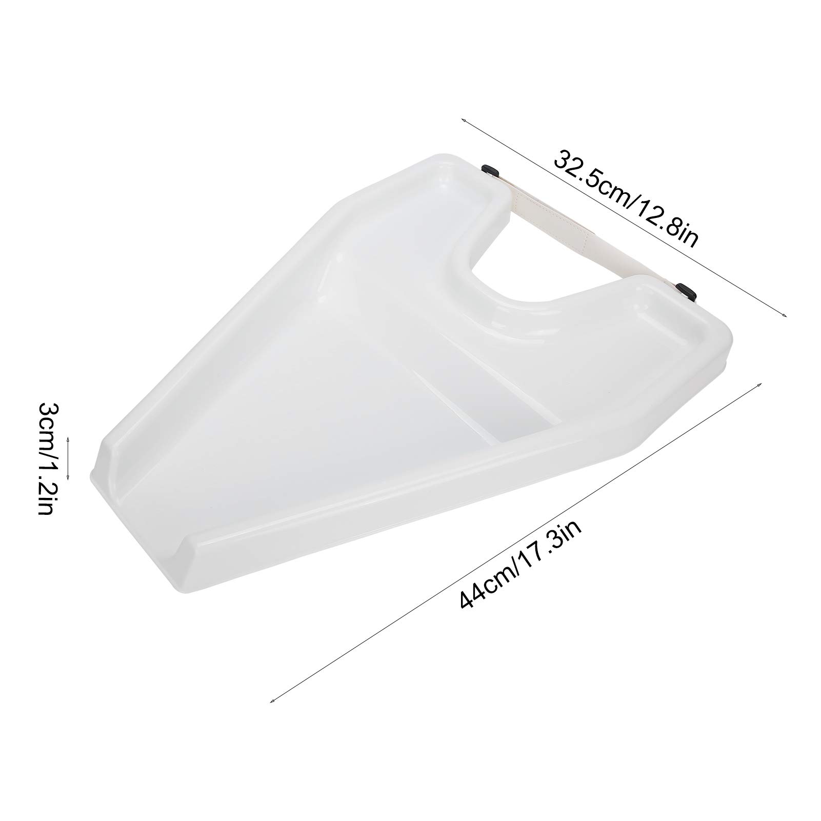 Portable Hair Washing Tray for Salon & Home Use - Ergonomic Shampoo Basin for Elderly, Kids & Bedridden Patients (White) | Perfect for Home Care, Nursing Homes & Hair Salons