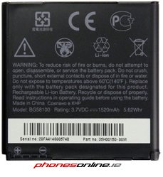 Original HTC BA S560 (BG58100) Replacement Battery for HTC Sensation - Long-Lasting Power for Smartphones, Tablets & Portable Devices - Perfect for Travel, Work & Everyday Use